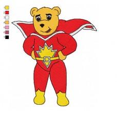 SuperTed 12 Embroidery Design